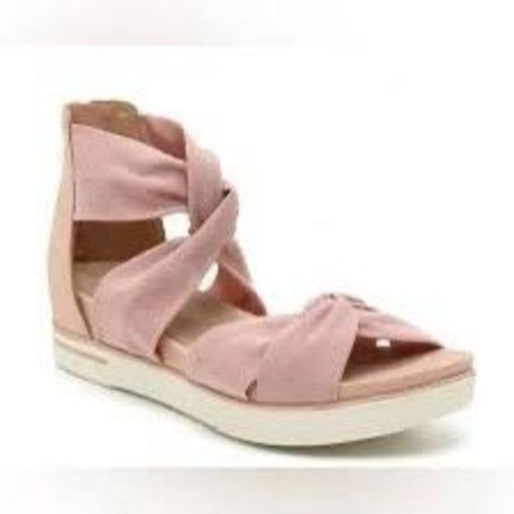 EILEEN FISHER Women’s Pink Zanya Wedge Sandals Size 10